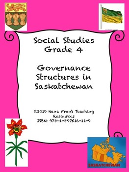 Preview of Governance Structures in Saskatchewan - Grade 4 Social Studies