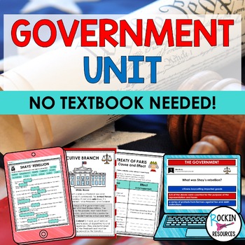 u s government unit branches of government constitution digital printable