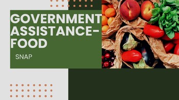 Preview of Government Assistance (food)/Meals on a Budget