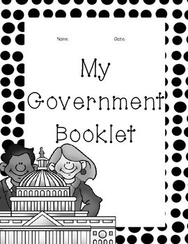 Preview of Government Booklet for Elementary Students