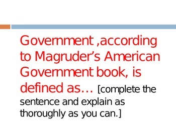 is government necessary essay
