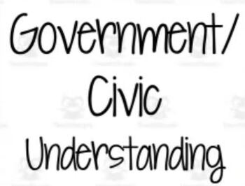 Preview of Government/Civic Understanding(GA Studies)-SS8CG6.b Easel Activities/Lesson Plan