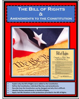 Preview of Government - Civics - BILL OF RIGHTS - AMENDMENTS - CONSTITUTION -