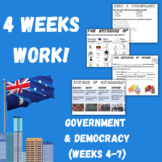 Year 7 Civics & Citizenship - Week 4-7 (Government & Democracy)