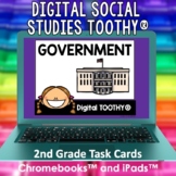 Government Digital Social Studies Toothy® Task Cards | Dig