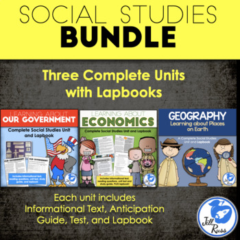 Preview of Government, Geography, Economics Printable Bundle