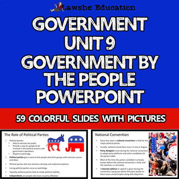 Preview of Government: Government By the People PowerPoint Class Discussion