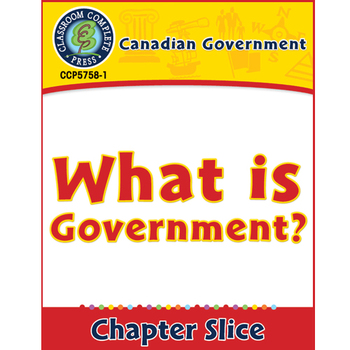 Preview of Canadian Government: What is Government? Gr. 5-8