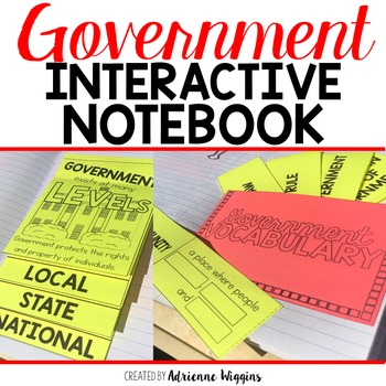 Preview of Government Interactive Notebook