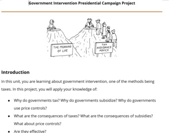 Preview of Government Intervention FUN Project