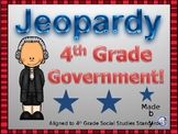 Government Jeopardy Game for 4th Grade Social Studies