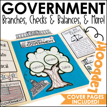 Preview of 3 Branches of Government Lapbook Activity