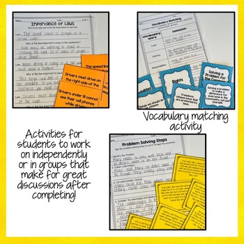 Third Grade Government Activities by All About Elementary | TpT