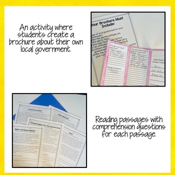 third grade government activities by all about elementary tpt