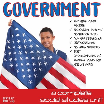 Preview of Government Unit Mega Bundle for Levels and Branches of Government