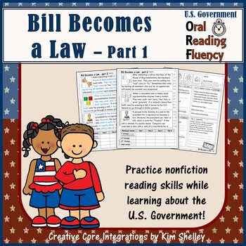 Preview of Government Nonfiction Fluency - Bill Becomes Law 1
