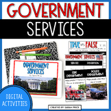 Government Services and Volunteering Google Slides Activities