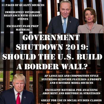 Preview of Government Shutdown 2019 - Analysis and Argument Synthesis Project