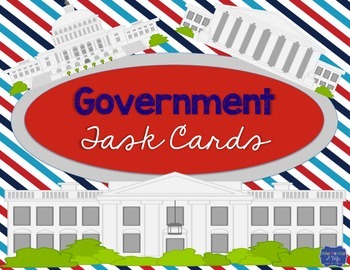 Preview of Government Task Cards