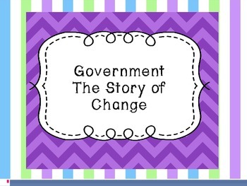 Preview of Government - A Story of Change PowerPoint