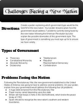 Preview of Government Types Project