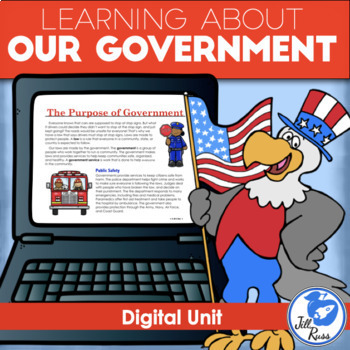 Preview of Government Unit, Digital Only Distance Learning