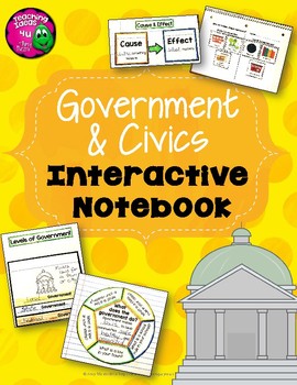 Preview of Government and Civics Interactive Notebook North America