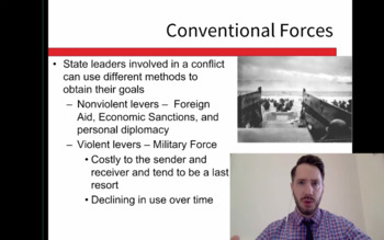 Preview of Government and Economics Lesson 12- Military Force and Terrorism