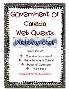 Preview of Government of Canada Web Quests