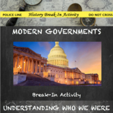 Governments of the Modern World Digital Break Out Activity
