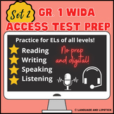 Gr. 1 WIDA ACCESS 2.0 ESL Test Prep: Set 2