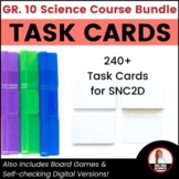 Gr. 10 Science Ontario SNC2D Review Task Cards