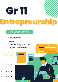 Preview of Gr 11 Entrepreneurship Course Bundle