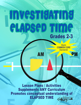 Preview of Gr. 2-3 COMPLETE ELAPSED TIME TEACHER RESOURCE BOOK "Investigating ELAPSED TIME"
