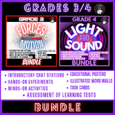 GRADES 3 & 4 FORCES AND MOTION AND LIGHT & SOUND BUNDLE - 