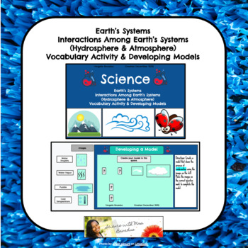 Preview of Gr 3 & Gr 5 - Vocabulary Activity & Developing Models - Hydrosphere & Atmosphere