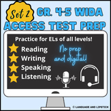 Gr. 4-5 WIDA ACCESS 2.0 ESL Test Prep: Set 2