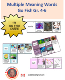 Gr 4-6  MULTIPLE MEANING WORDS GO FISH