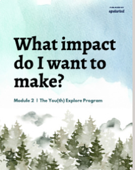 Preview of Gr. 7-9 Making an Impact | Empathy Mapping | Social Entrepreneurship | Workbook