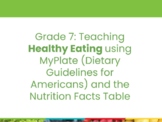 Gr 7 Healthy Eating Unit (USA MyPlate)