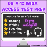 Gr. 9-12 WIDA ACCESS 2.0 ESL Test Prep: Set 1