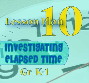 Preview of Gr. K-1 Lesson 10 of 12: ELAPSED TIME Problem Solving (Hour and half-hour)