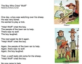 Gr1 The Boy Who Cried Wolf! Common Assessment