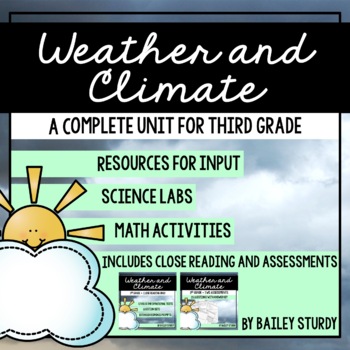 Preview of 3rd Grade NGSS Weather and Climate Unit