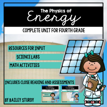 Preview of 4th Grade NGSS Energy Unit