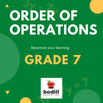 Preview of Gr7 Order of Operations : Workbook + Answer Sheet