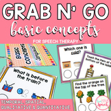 Grab N' Go Basic Concepts | Temporal,Spatial,Qualitative,Q