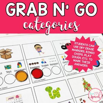 Grab N' Go Categories {Sorting, Classifying, & MORE!} by Live Love