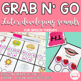 Grab N' Go Later Developing Sounds {Articulation Cards for