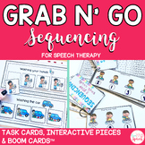 Grab N' Go Sequencing | Task Cards, Interactive Pieces, & 